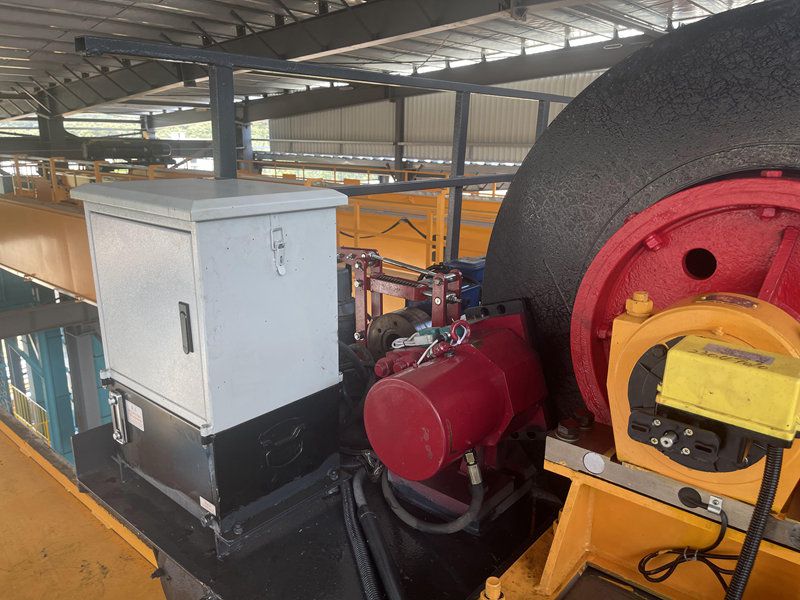 湖北黃岡冶金用天車SB100現場指導調試